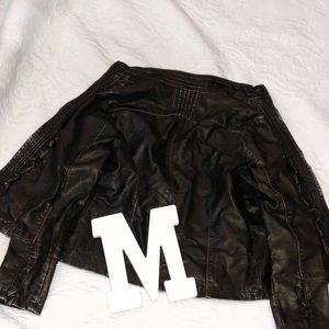Faux Leather Jacket